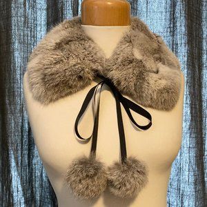 FUR COLLAR MADE IN CANADA, RABBIT FUR NEW